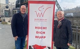 Frank Bergmann (RC Wuppertal-Haspel) mit Alfred Honermann (Wuppervital)